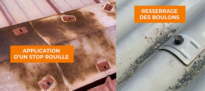 Étanchéité toiture : - PROBOGEY Rénovation 972 : artisan couvreur en Martinique - nettoyage et étanchéité de votre toit tôle, bac acier. resserrage boulons, traitement de la rouille. Peinture hydrofuge