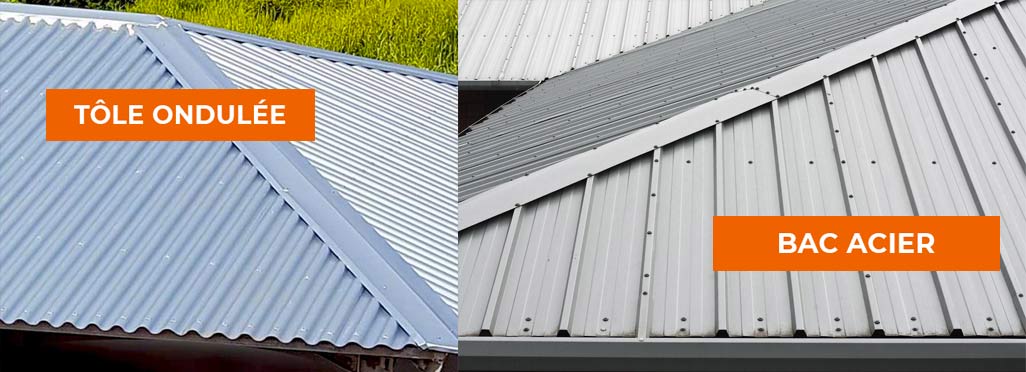 Pose de toiture - PROBOGEY Rénovation 972 : artisan couvreur en Martinique : Travaux de réparation et de pose de toiture en tôle, bac acier et tuile. Intervention rapide en cas de fuite